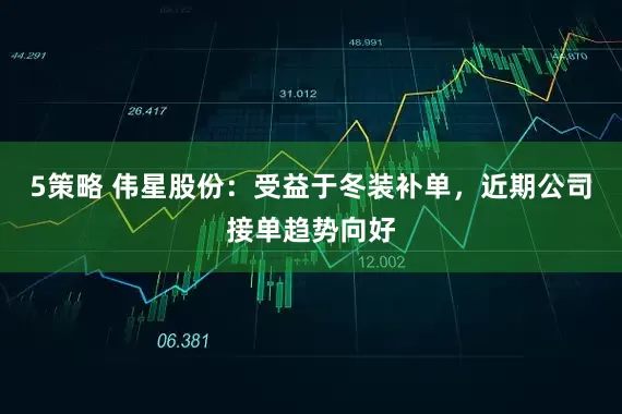 5策略 伟星股份：受益于冬装补单，近期公司接单趋势向好